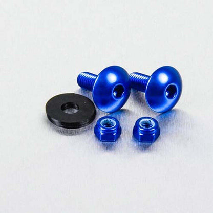 PRO BOLT BOLT KIT LIC PLATE M6X16 BLUE NPLATE20B