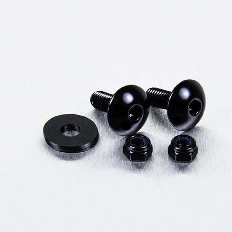 PRO BOLT BOLT KIT LIC PLATE M6X16 BLACK NPLATE20BK