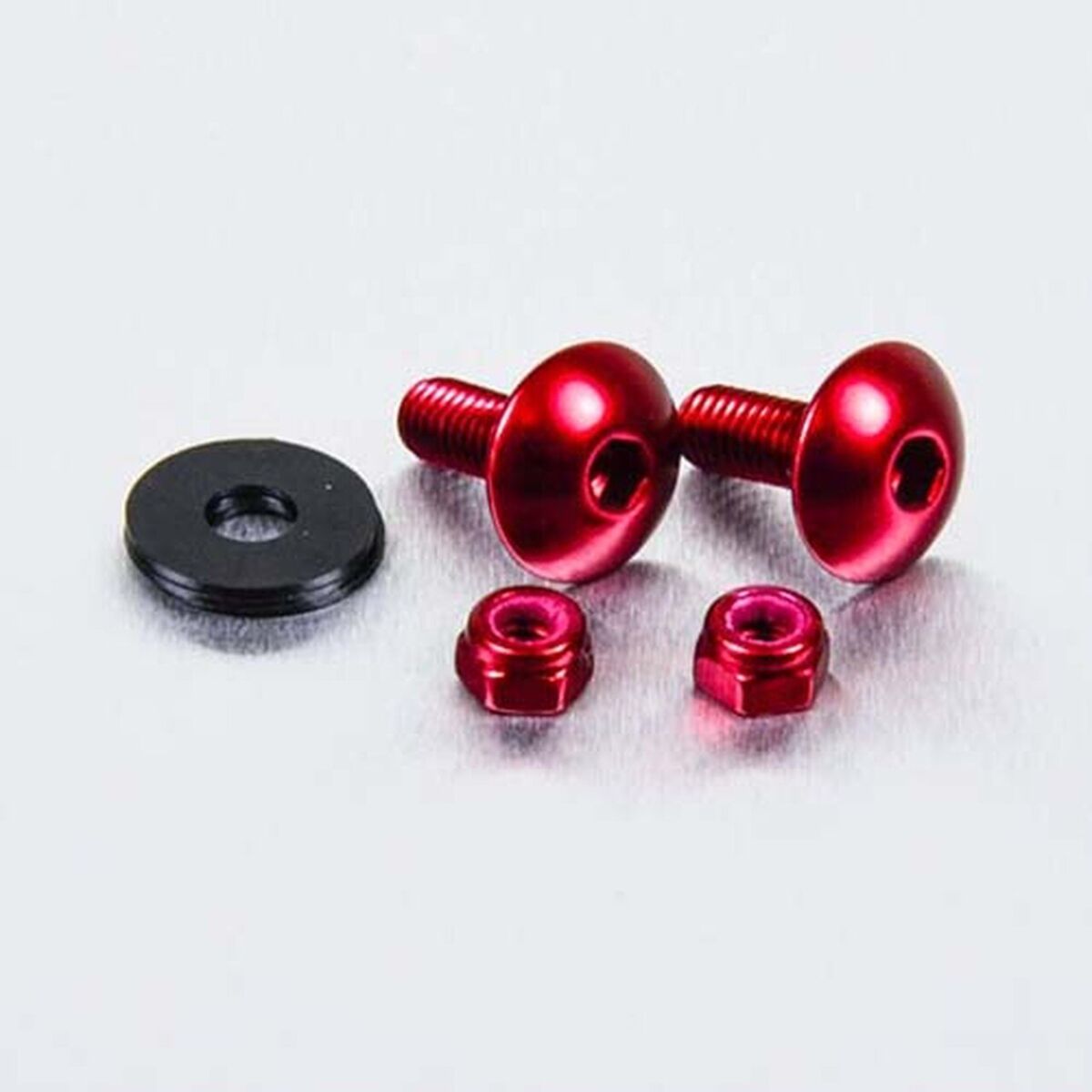 PRO BOLT BOLT KIT LIC PLATE M6X16 RED NPLATE20R