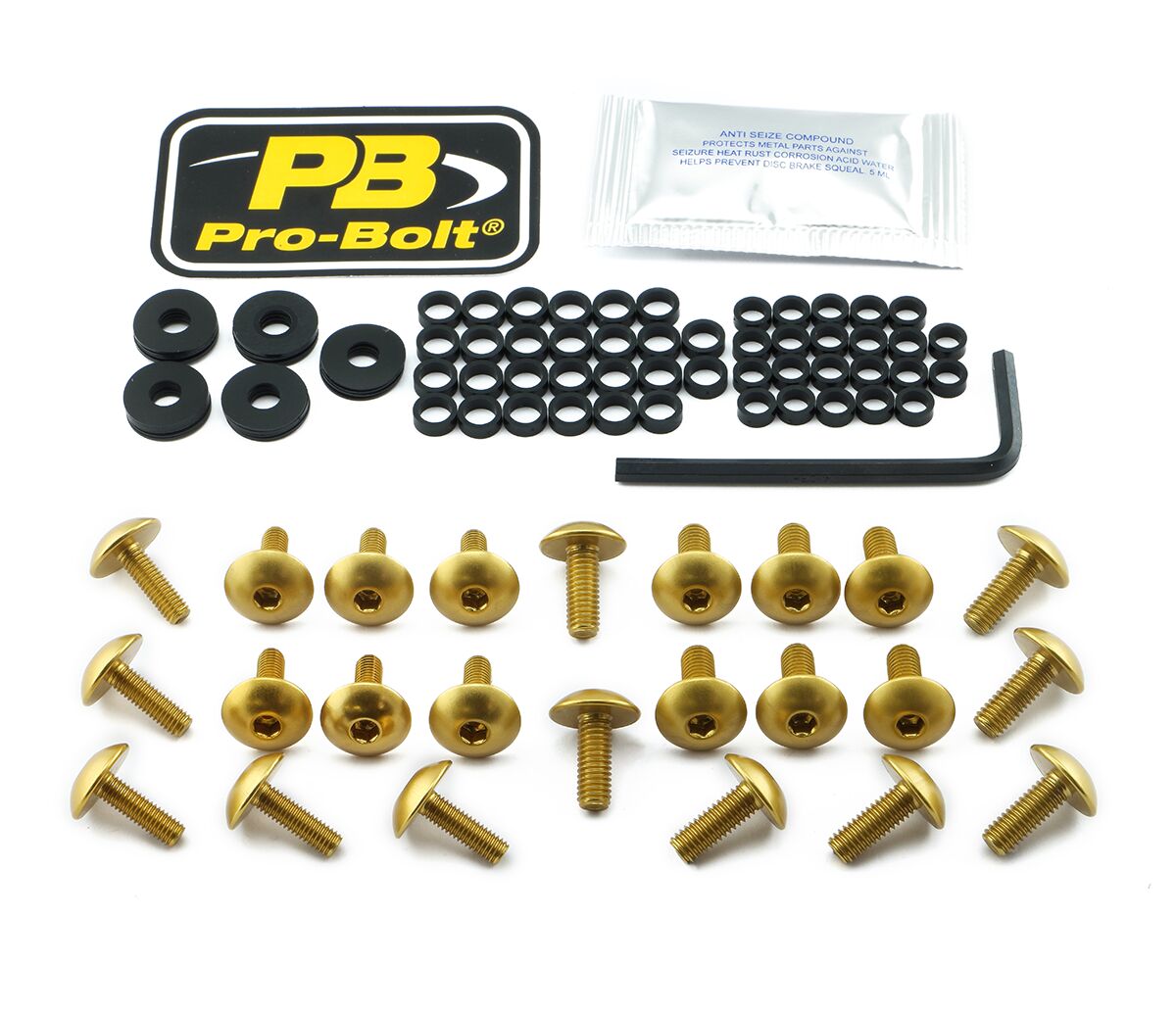 PRO BOLT BOLT KT FAIRING KAW GOLD FKA175G