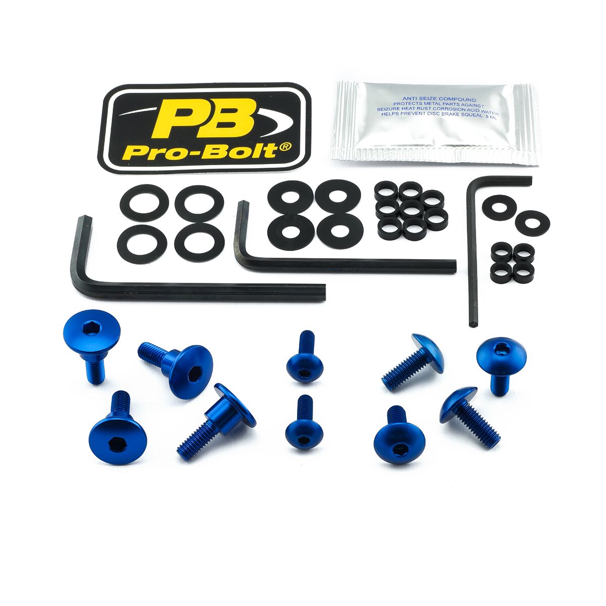 PRO BOLT BOLT KT FAIRING KAW BLUE FKA237B