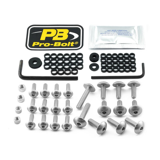 PRO BOLT BOLT KT FAIRING KAW SILVER FKA405S