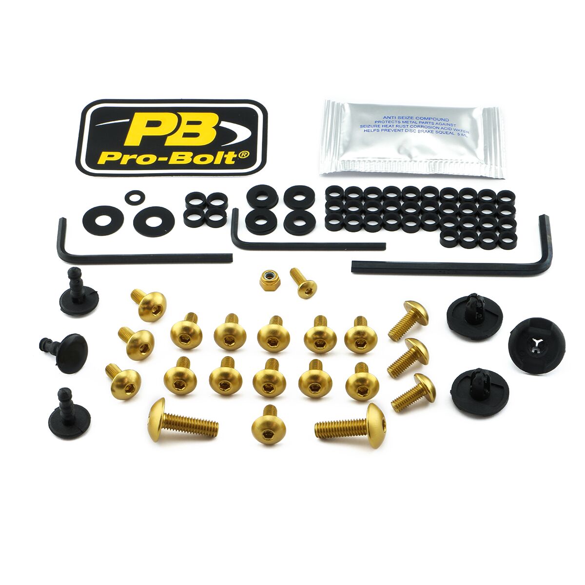 PRO BOLT BOLT KT FAIRING APR GOLD FOAP210G