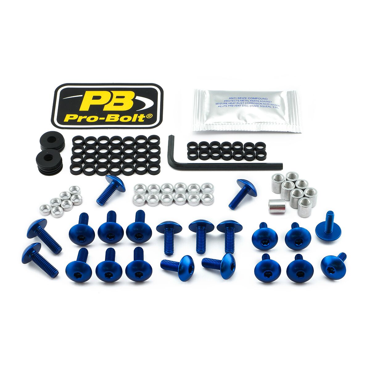 PRO BOLT BOLT KT FAIRING SUZ BLUE FSU162B