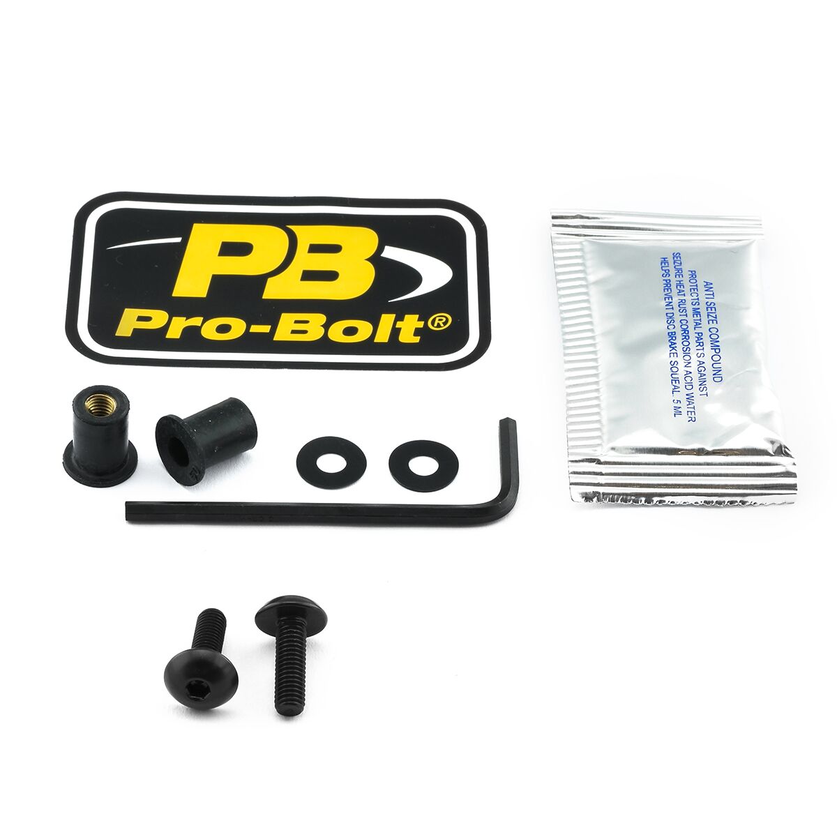 PRO BOLT BOLT KIT SCREEN BLACK SK2BK
