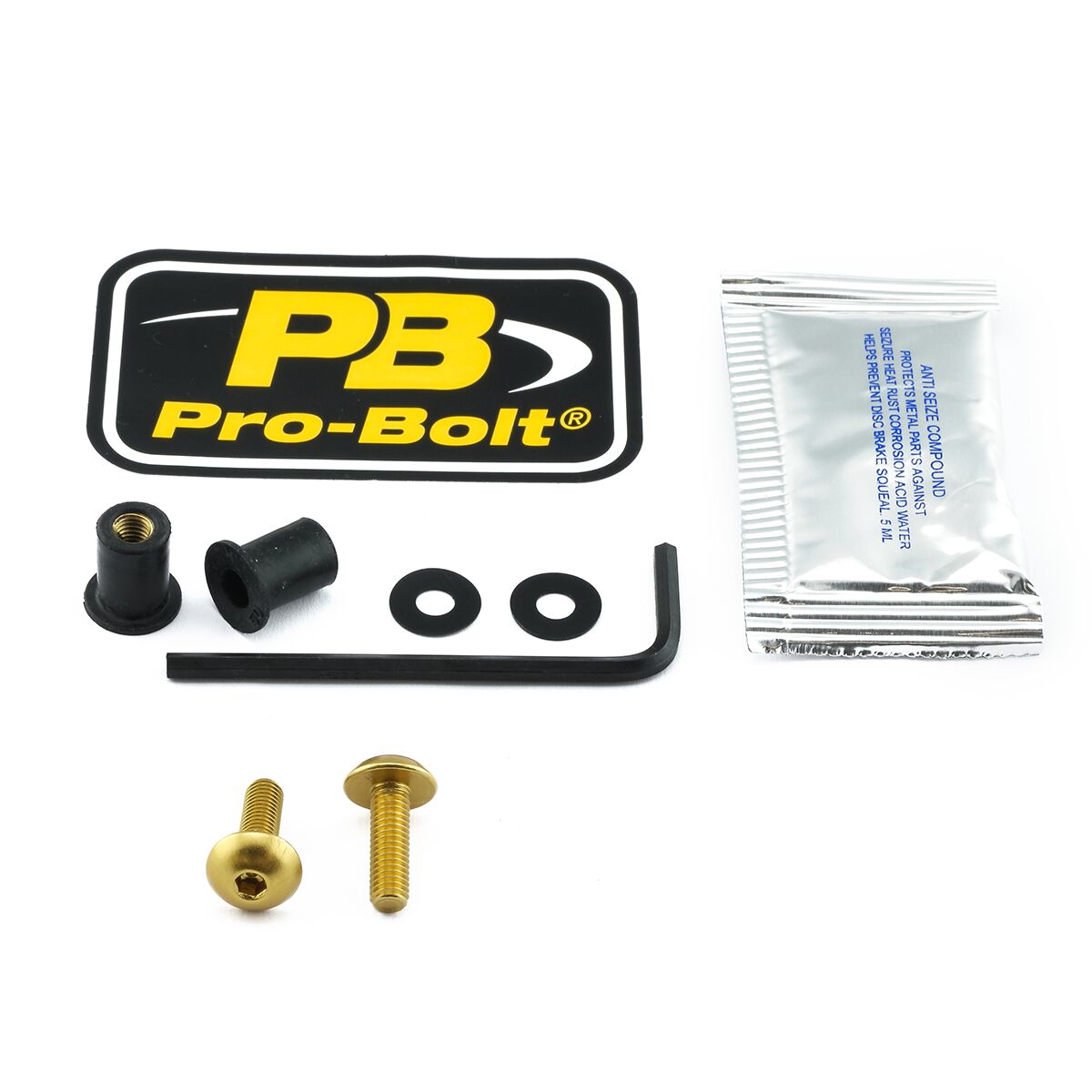 PRO BOLT BOLT KIT SCREEN GOLD SK2G