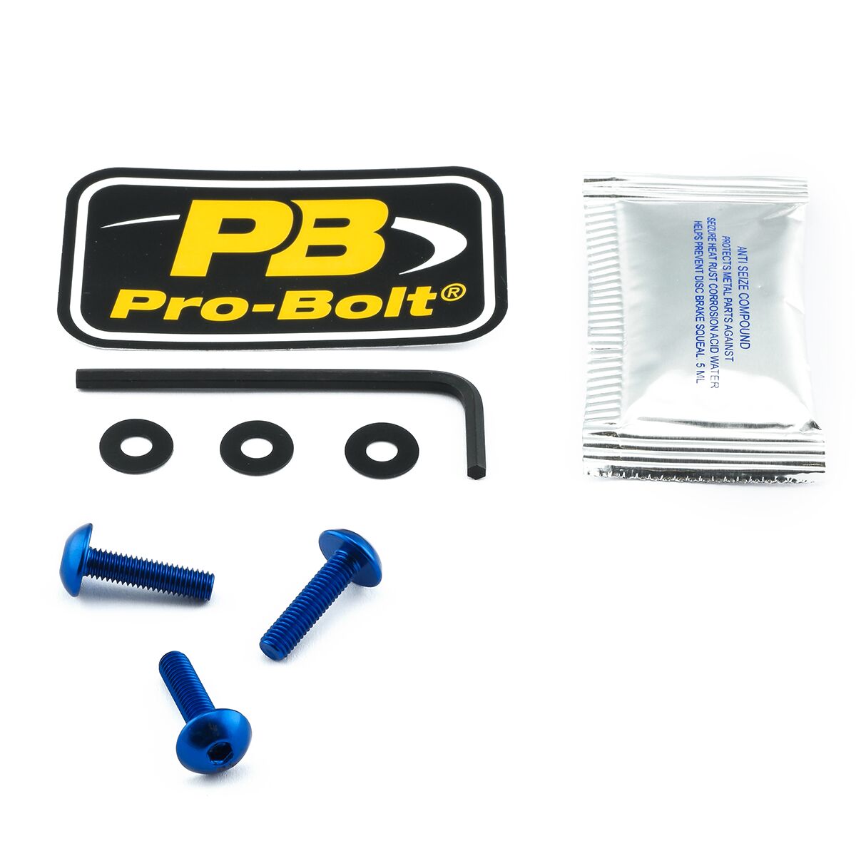 PRO BOLT BOLT KIT SCREEN BLUE SK307B