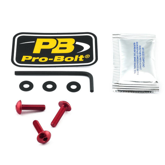 PRO BOLT BOLT KIT SCREEN RED SK307R
