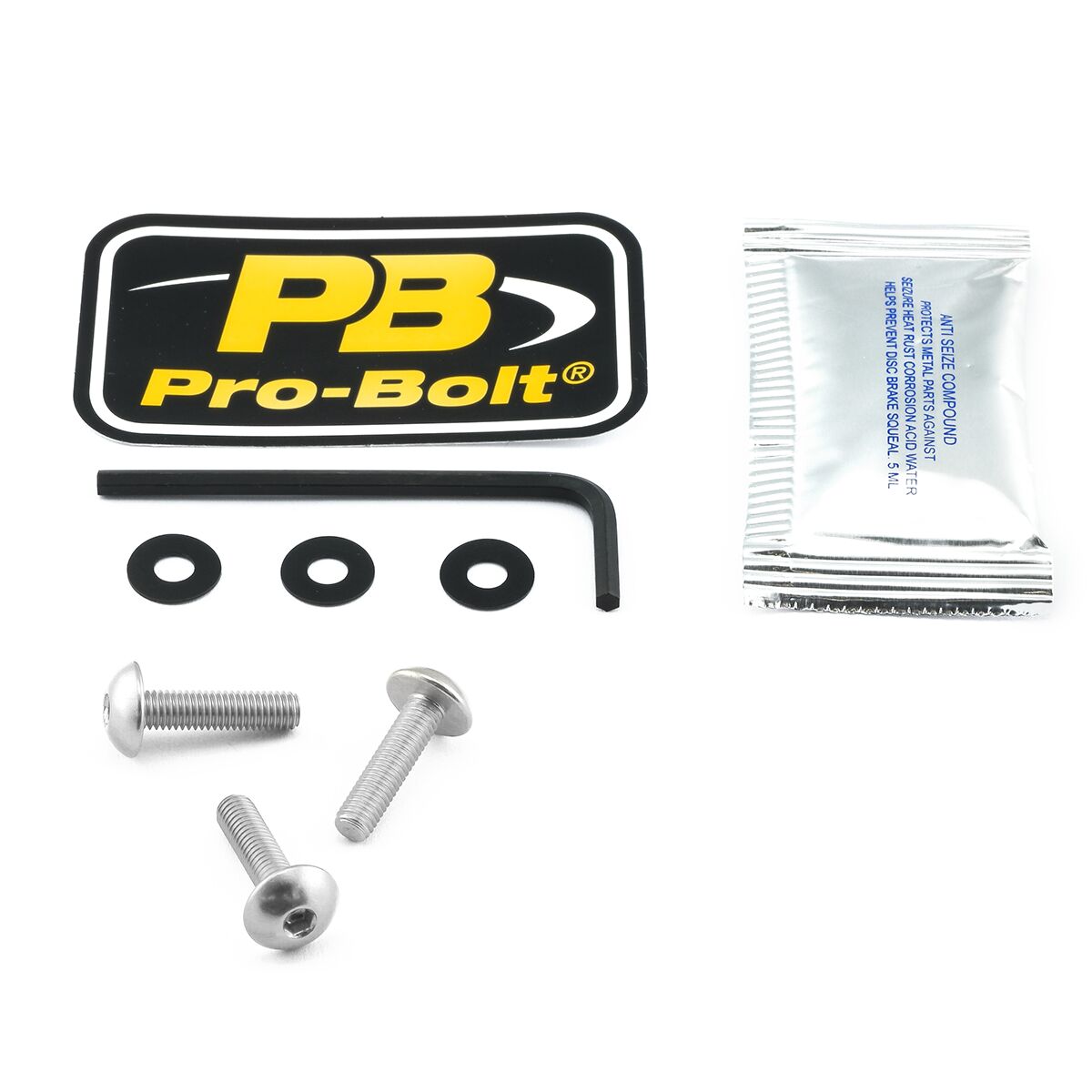 PRO BOLT BOLT KIT SCREEN SILVER SK307S
