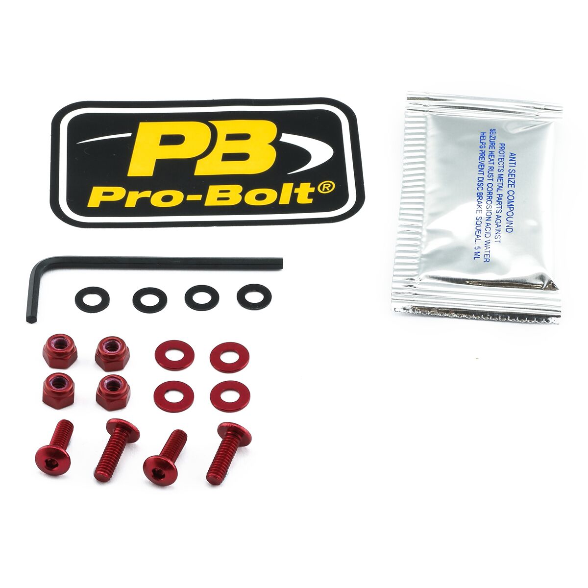 PRO BOLT SCR KIT SCREEN 4/NU RD SK412R