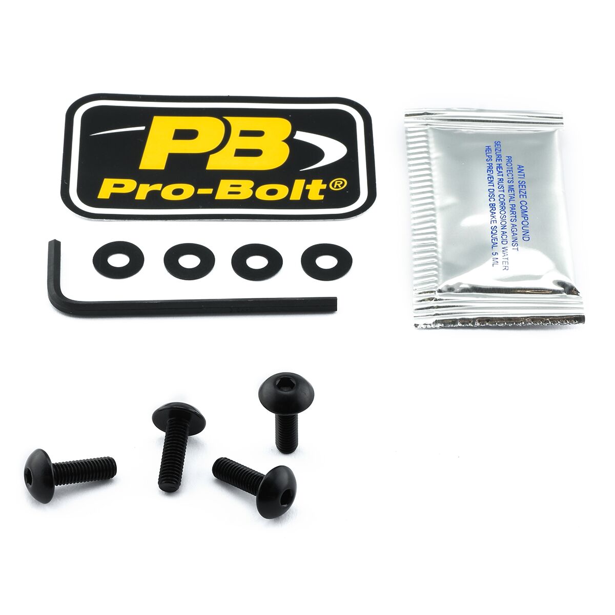 PRO BOLT BOLT KIT SCREEN BLACK SK416BK