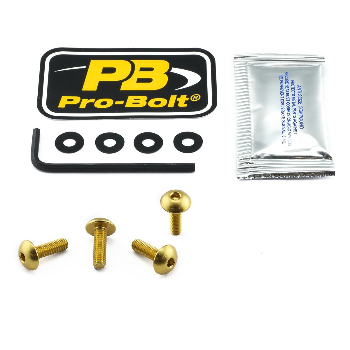 PRO BOLT BOLT KIT SCREEN GOLD SK416G