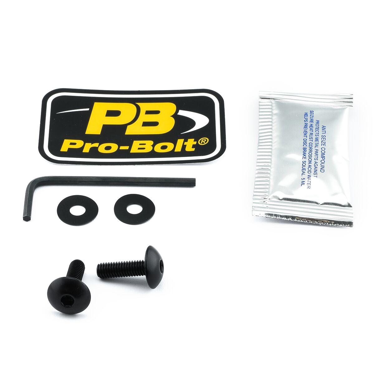 PRO BOLT BOLT KIT SCREEN BLACK SK670BK