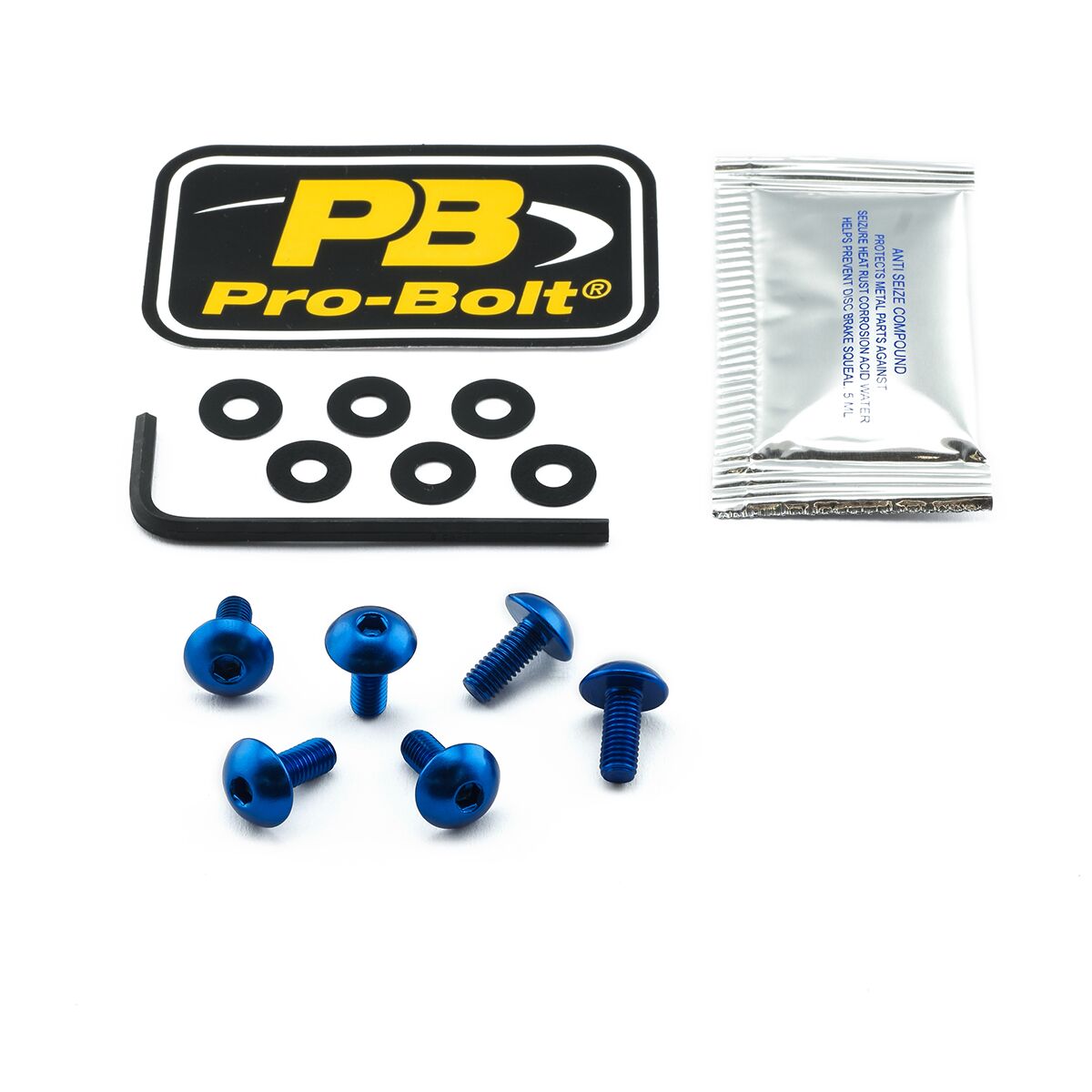 PRO BOLT BOLT KIT SCREEN BLUE SKBM820B
