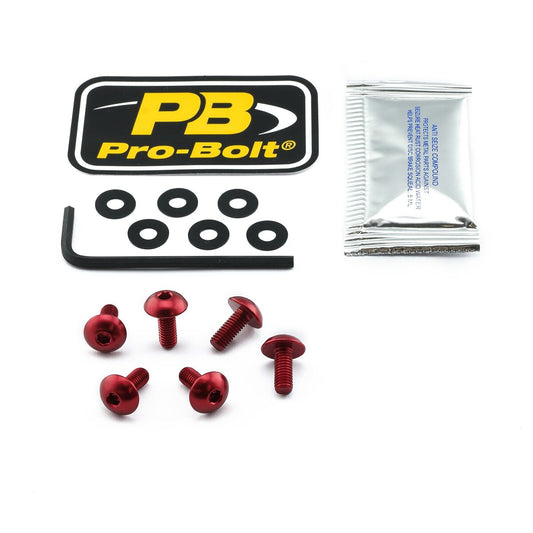 PRO BOLT BOLT KIT SCREEN RED SKBM820R