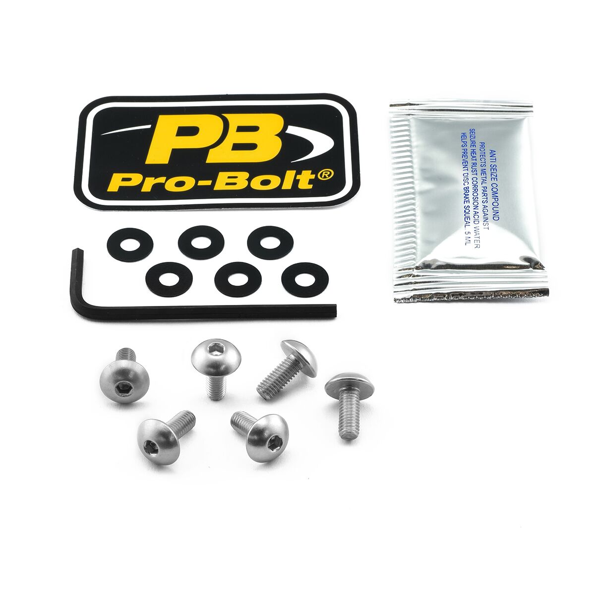 PRO BOLT BOLT KIT SCREEN SILVER SKBM820S