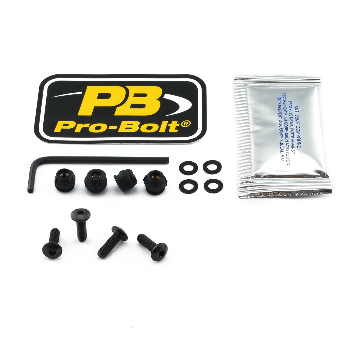 PRO BOLT BOLT KIT SCREEN BLACK SKDUC4BK