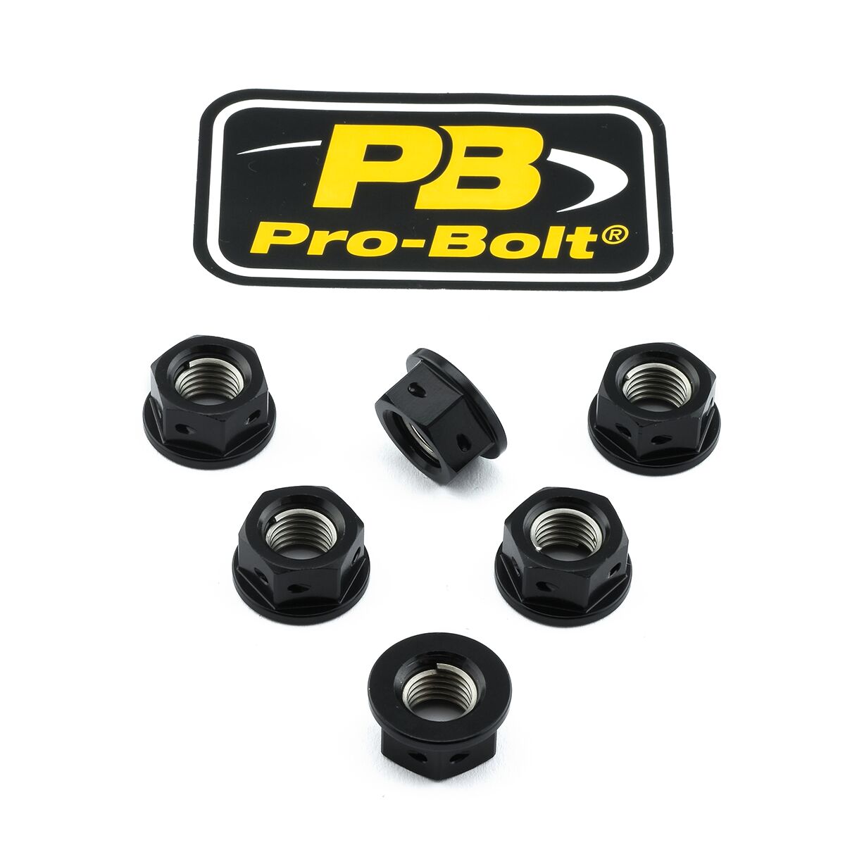 PRO BOLT NUT SET SPROCKET 10X1.25 BK SPN10DBK