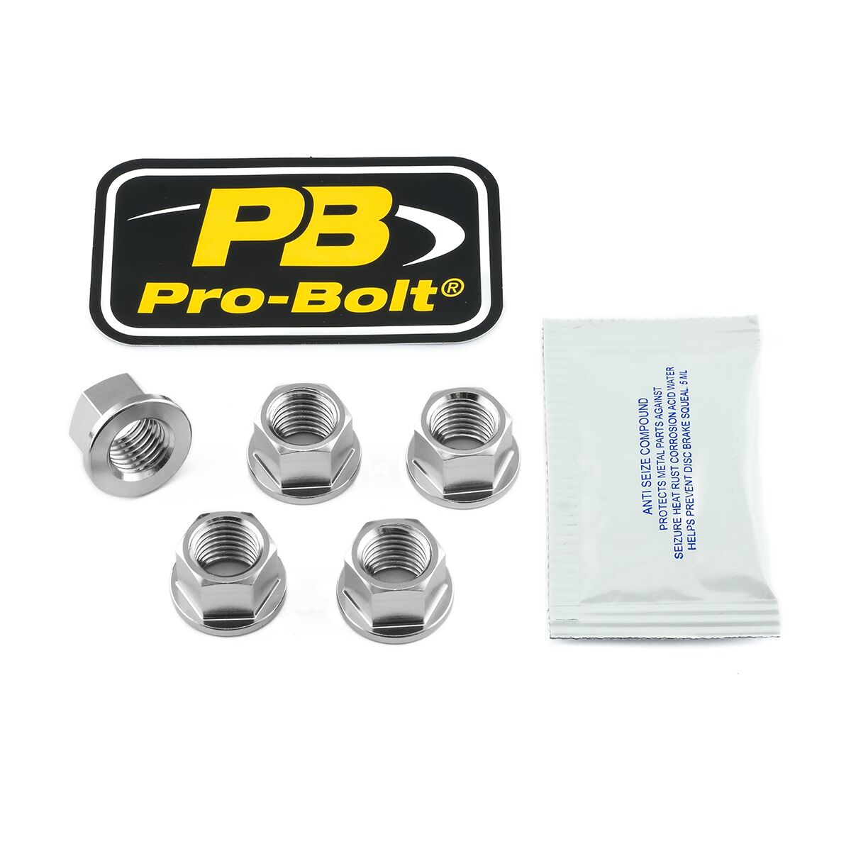 PRO BOLT NUT SET SPROCKET 10X1.5 SS5SPN12C