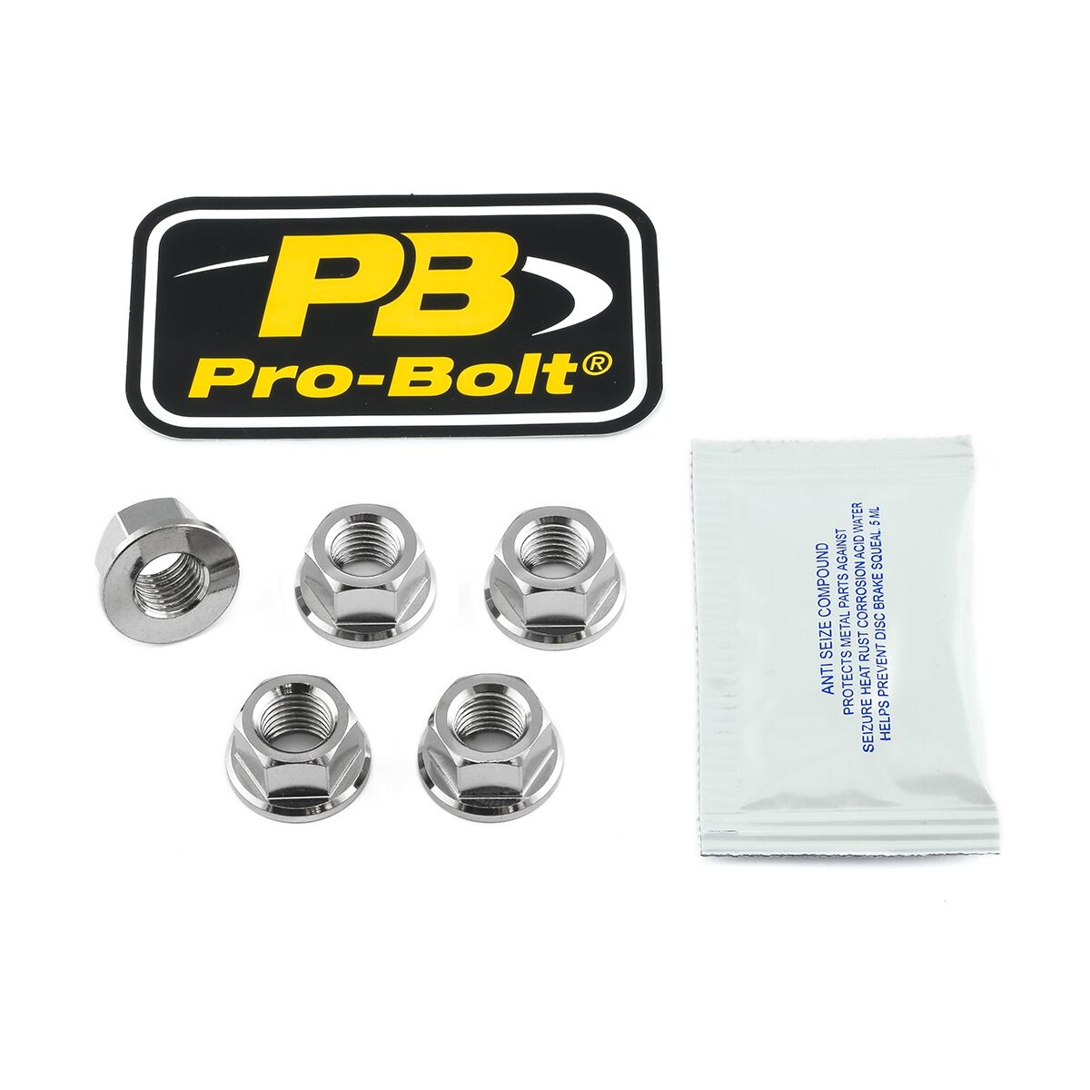 PRO BOLT NUT SET SPROCKET 10X1.25 SS6SPN10
