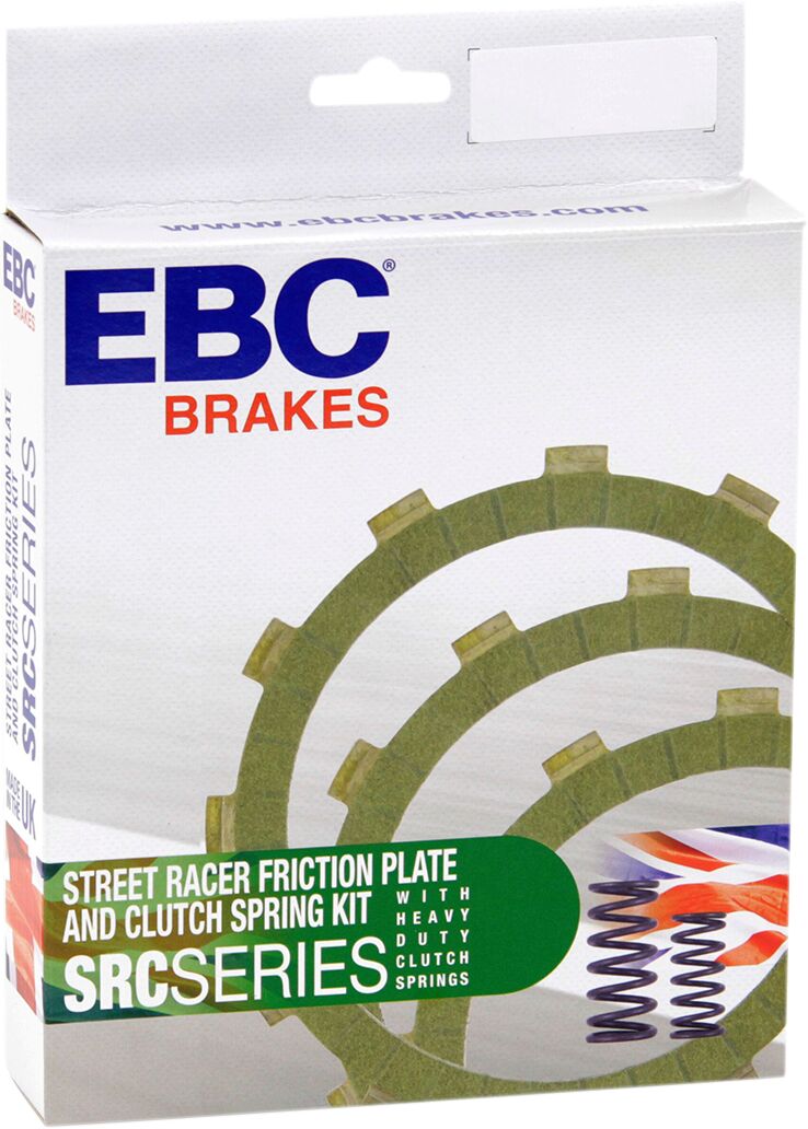 EBC CLUTCH LINING KIT FRICTION PLATE WITH SPRING SRC SERIES ARAMID-PAPER SRC7017