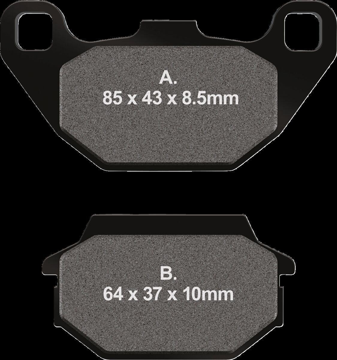 EBC BRAKE PAD FA SERIES ORGANIC FA305