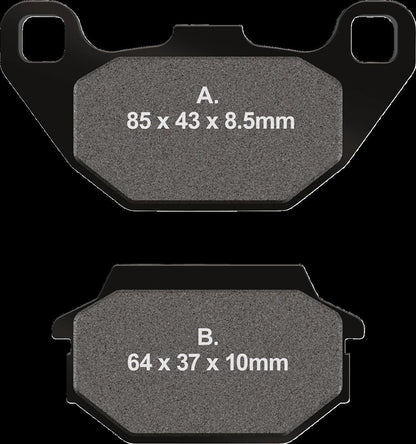 EBC BRAKE PAD FA SERIES ORGANIC FA305