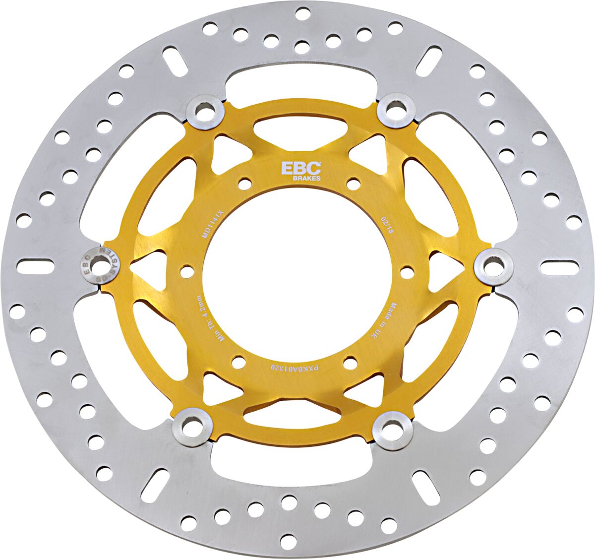 EBC BRAKE ROTOR X SERIES FLOATING ROUND MD1141X