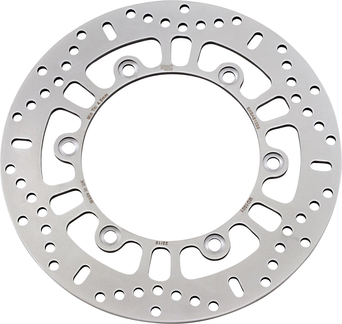 EBC BRAKE ROTOR HPSR SERIES SOLID ROUND MD1001