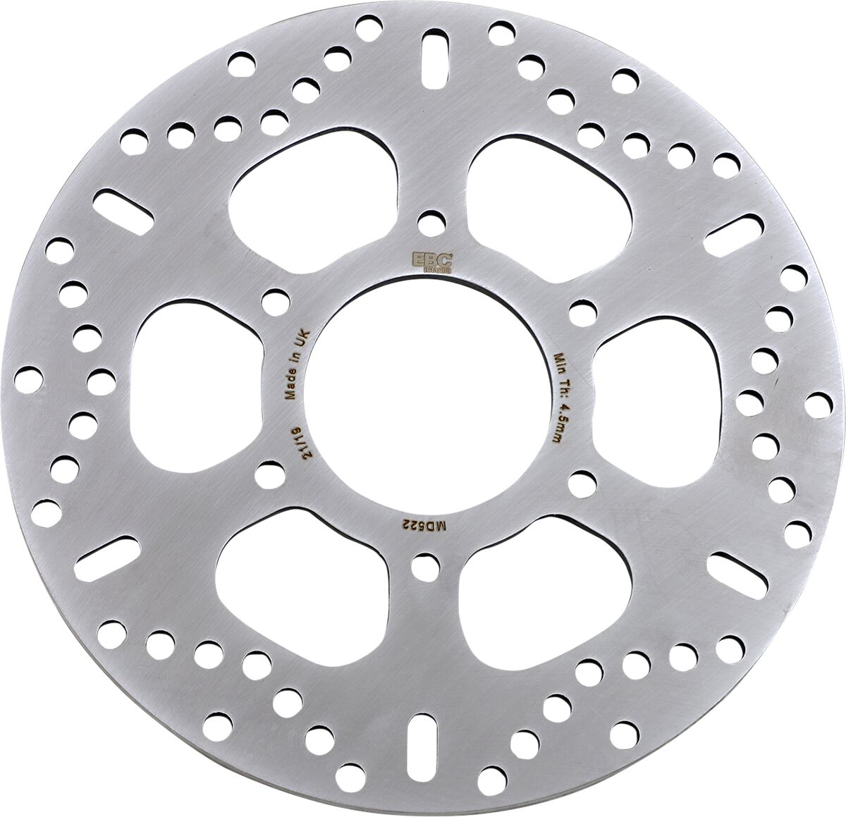 EBC BRAKE ROTOR REPLACEMENT SERIES SOLID ROUND MD522