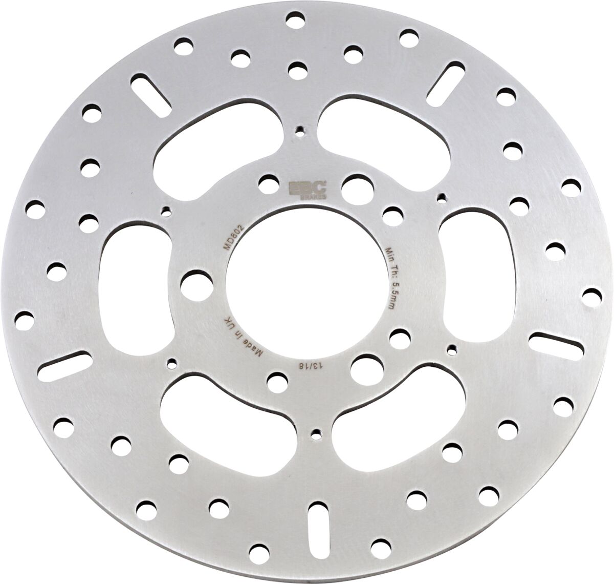 EBC BRAKE ROTOR HPSR SERIES SOLID ROUND MD802