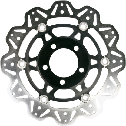 EBC BRAKE ROTOR VEE SERIES FLOATING CONTOUR WAVE VR3104BLK
