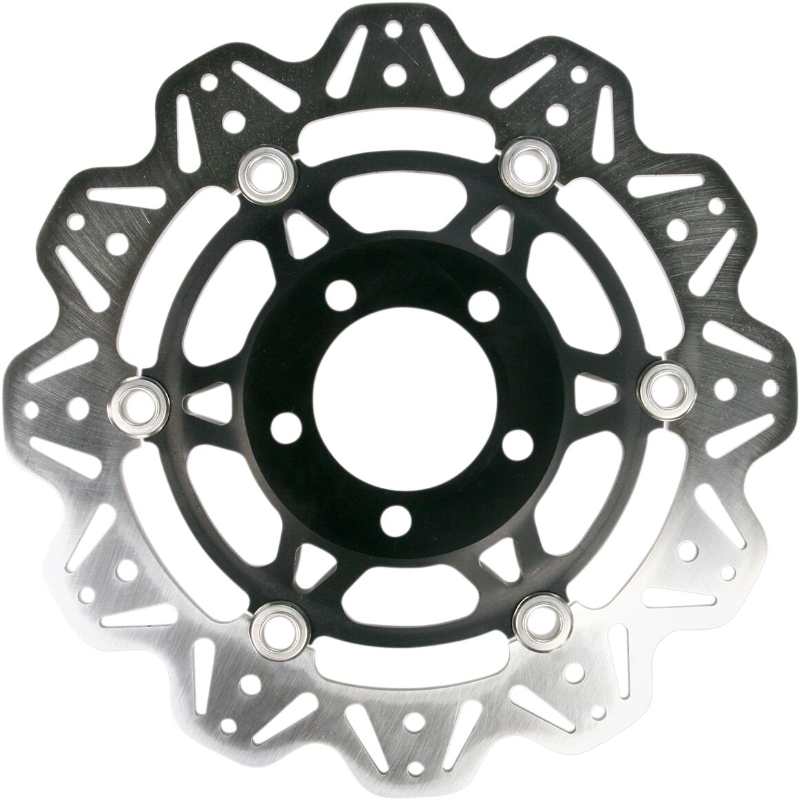 EBC BRAKE ROTOR VEE SERIES FLOATING CONTOUR WAVE VR4152BLK