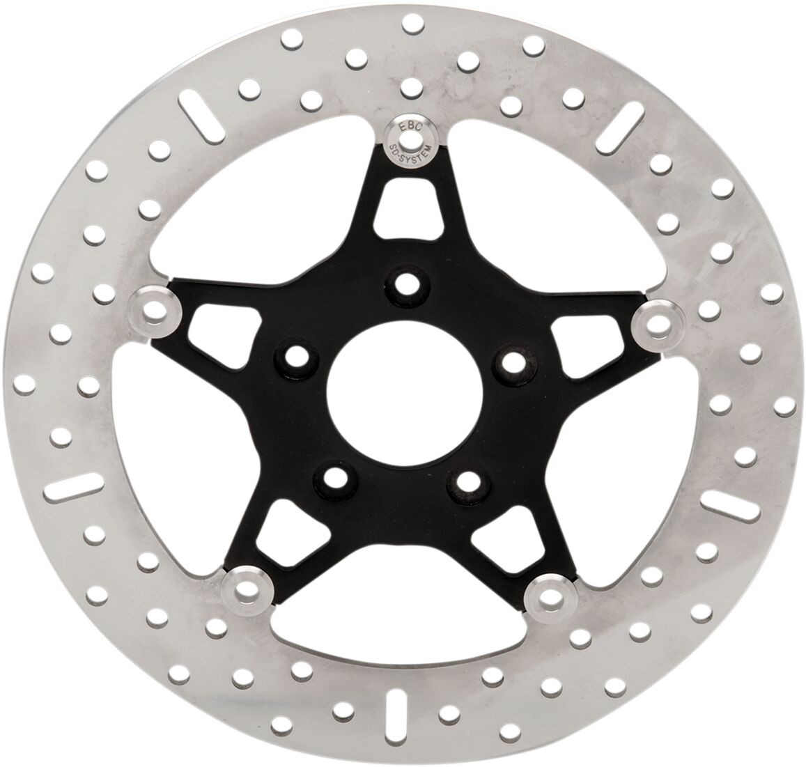 EBC BRAKE ROTOR AMERICAN MOTORCYCLE FLOATING ROUND FSD004BLK