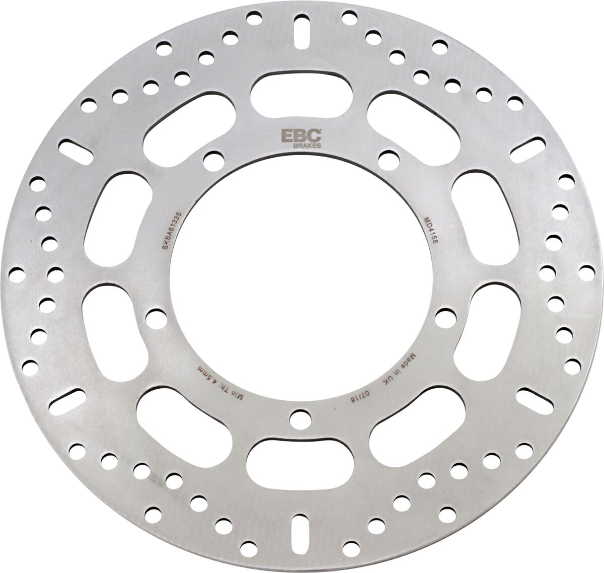 EBC BRAKE ROTOR HPSR SERIES SOLID ROUND MD4158