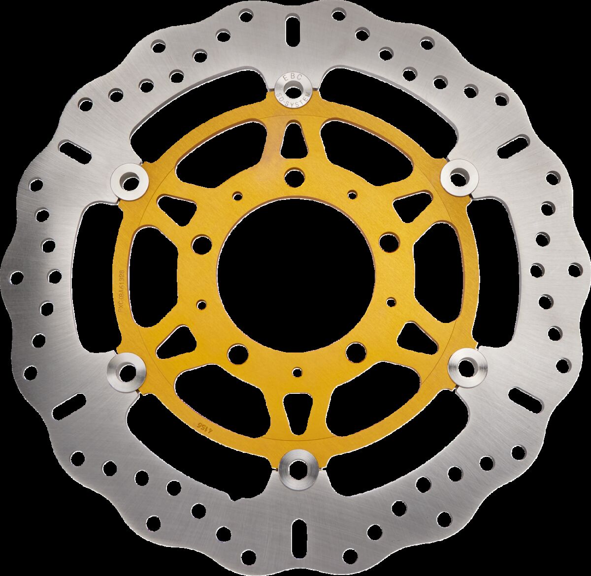 EBC BRAKE ROTOR XC SERIES FLOATING CONTOUR WAVE MD4156XC