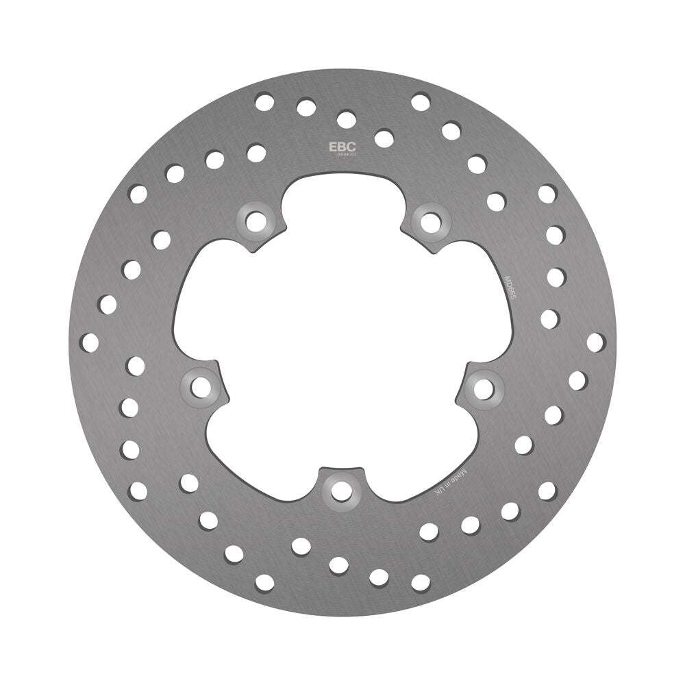 EBC BRAKE ROTOR HPSR SERIES SOLID ROUND REAR MD665