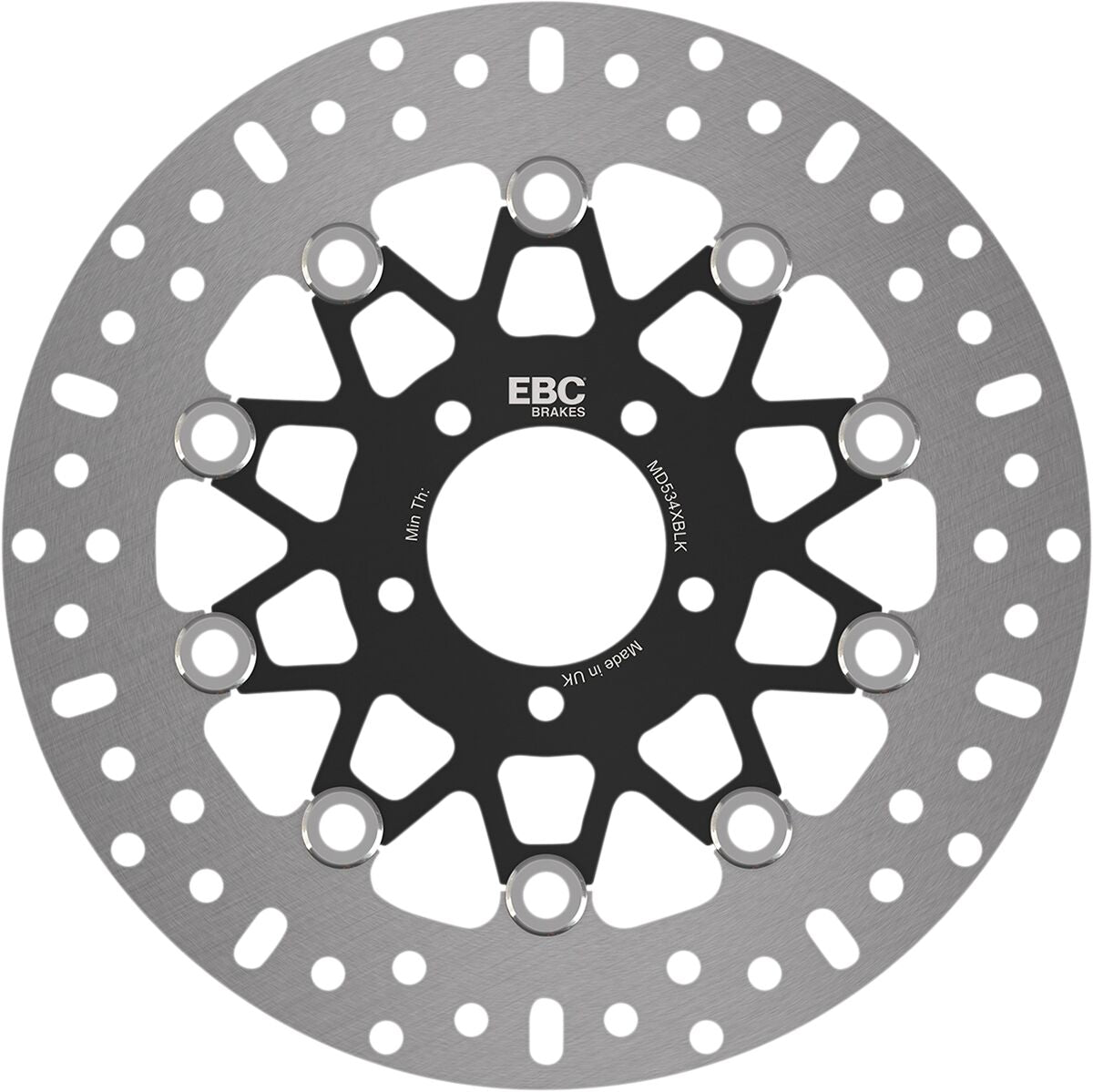 EBC BRAKE ROTOR FLOATING ROUND F SCOUT 16- MD534XBLK