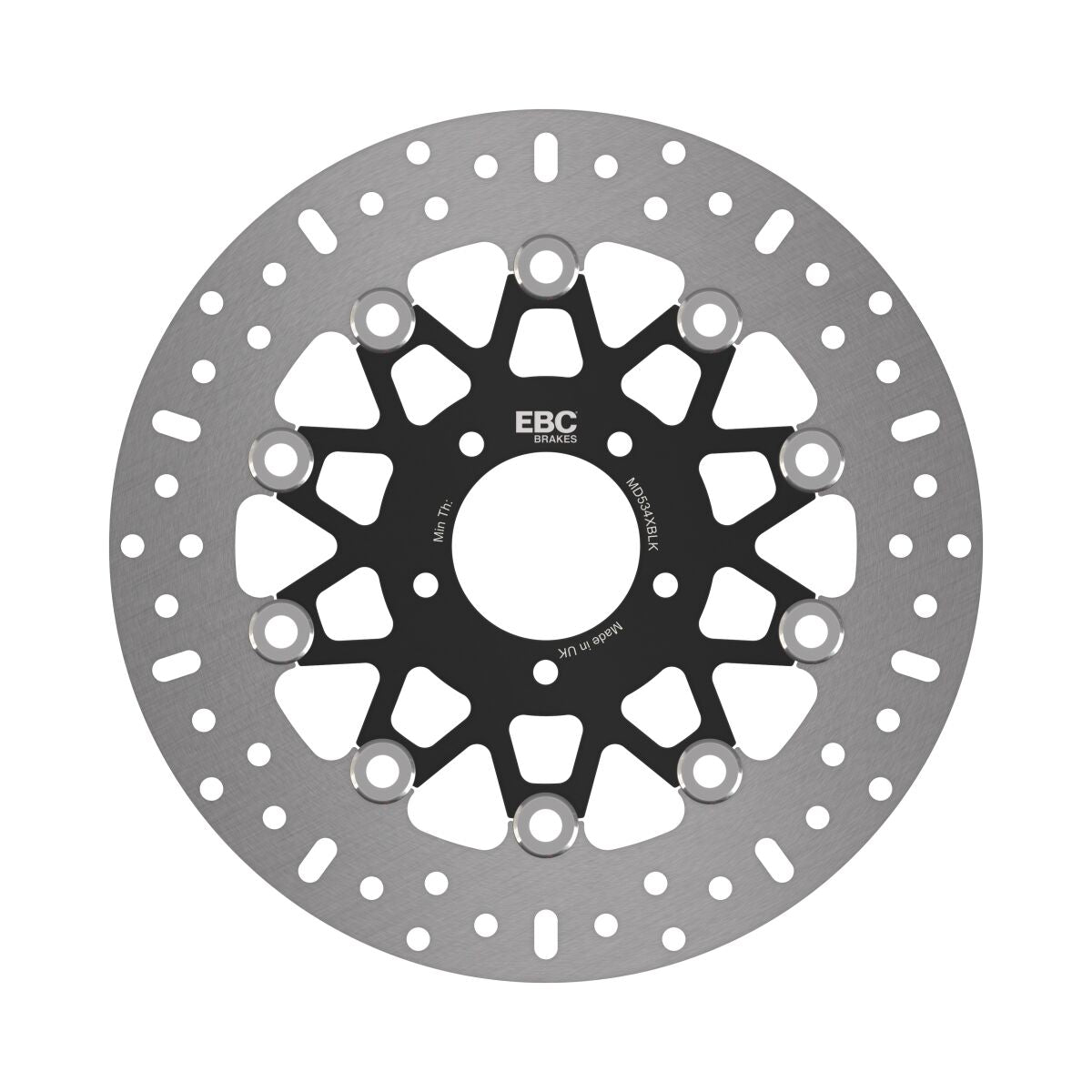 EBC BRAKE ROTOR FLOATING ROUND F SCOUT 16- MD534XBLK
