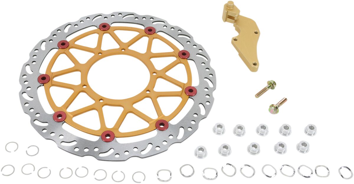 EBC BRAKE ROTOR KIT SUPERMOTO SOLID CONTOUR SMX6437