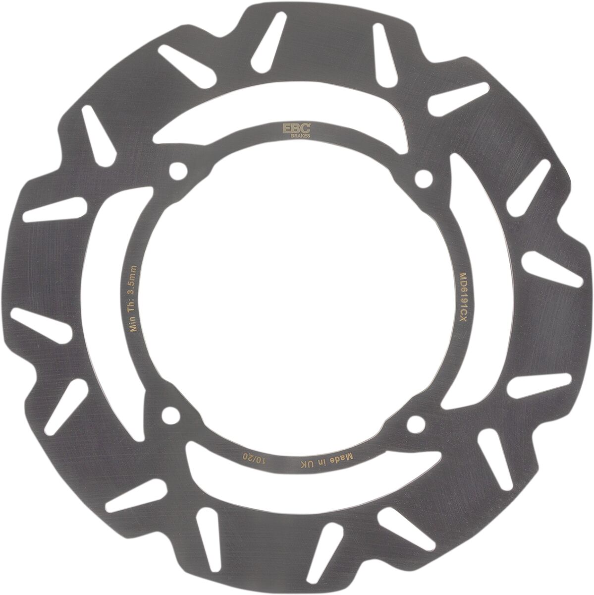 EBC BRAKE ROTOR CX EXTREME SERIES SOLID CONTOUR MD6013CX