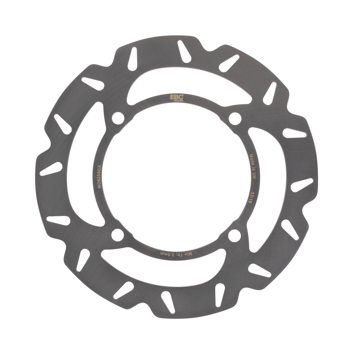 EBC BRAKE ROTOR CX EXTREME SERIES FIXED CONTOUR WAVE MD6255CX