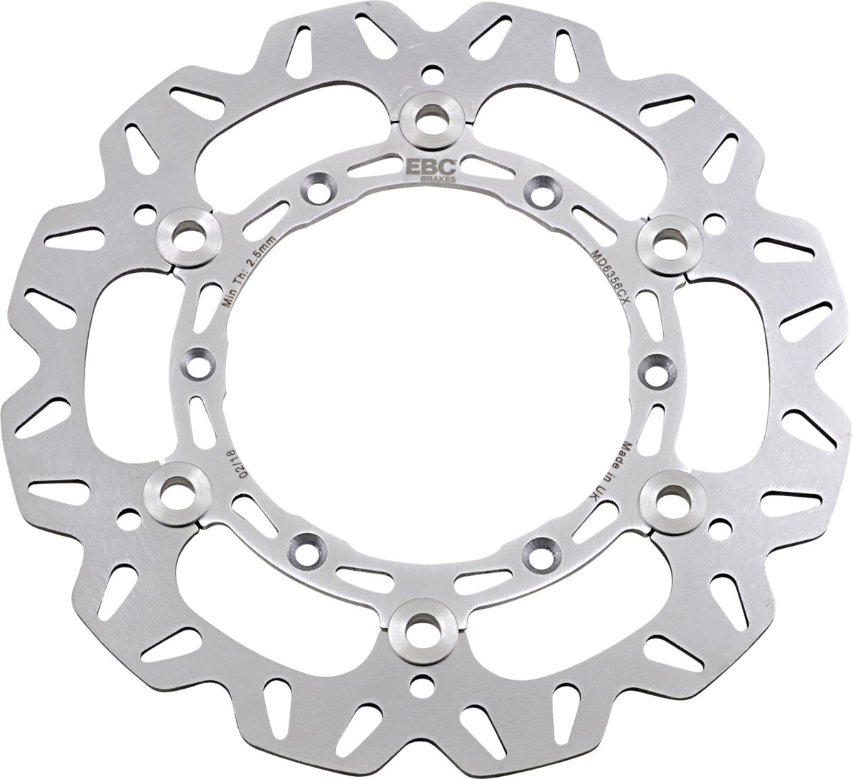 EBC BRAKE ROTOR CX EXTREME SERIES FLOATING CONTOUR MD6356CX