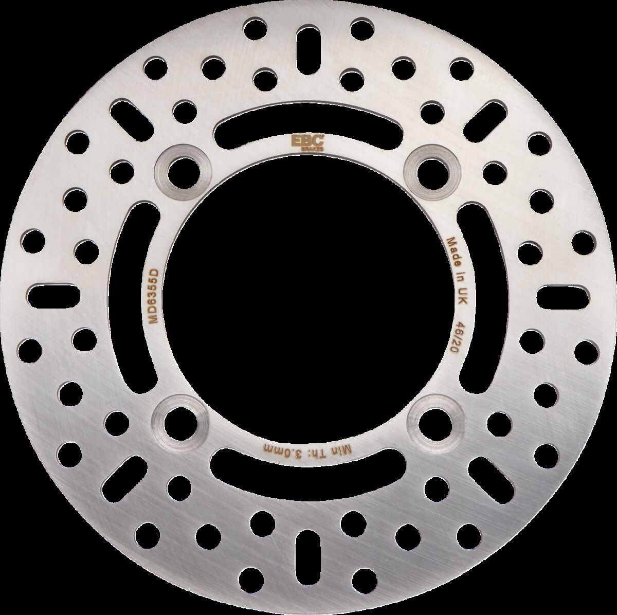 EBC BRAKE ROTOR D-SERIES FIXED ROUND OFFROAD MD6355D