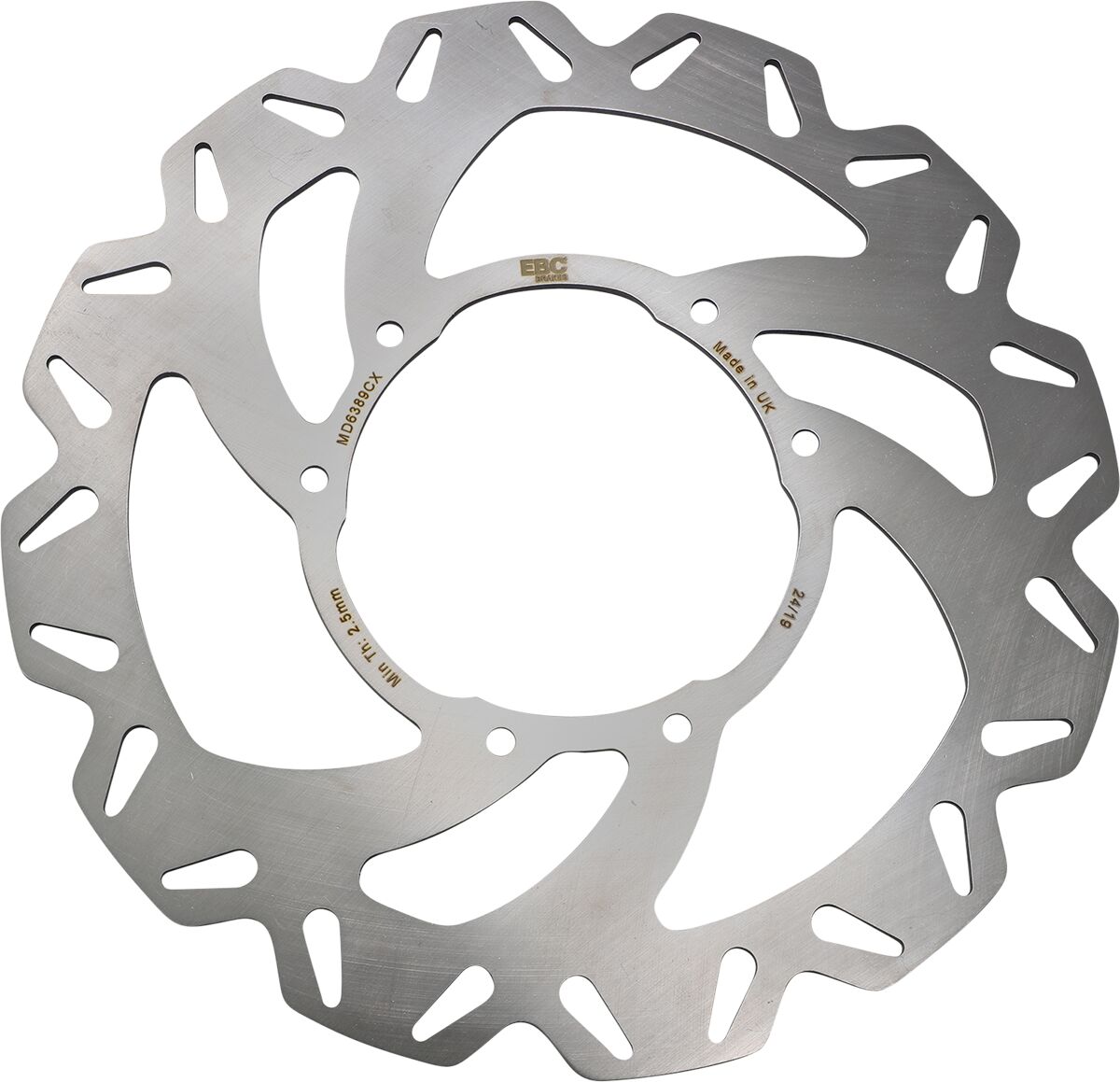 EBC BRAKE ROTOR CX EXTREME SERIES FIXED CONTOUR WAVE OFFROAD MD6389CX