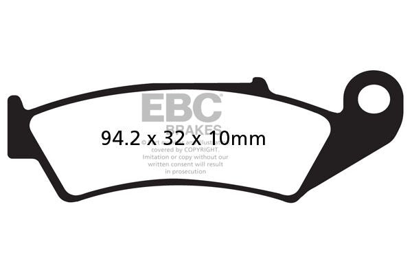EBC BRAKE PAD FA SERIES ORGANIC FA143