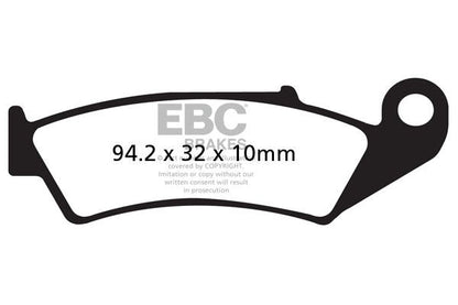 EBC BRAKE PAD FA SERIES ORGANIC FA143