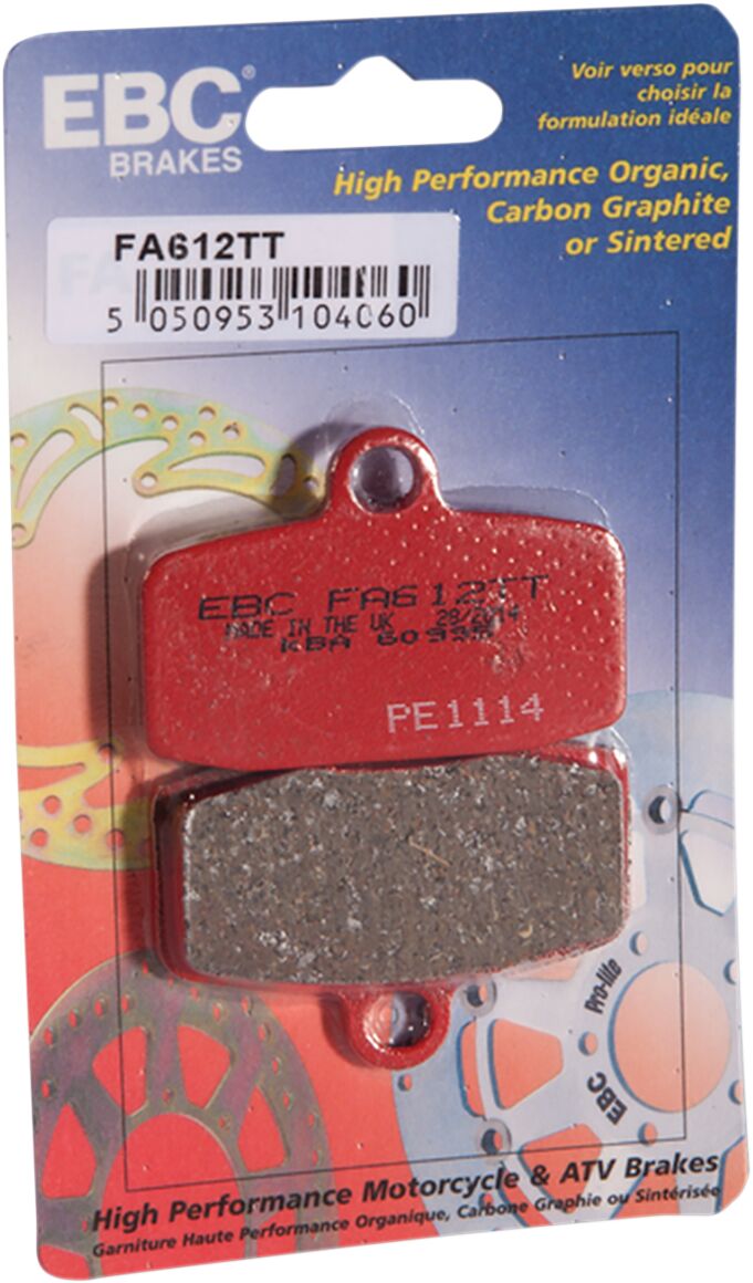 EBC BRAKE PAD FA-TT SERIES CARBON FIBER FA612TT