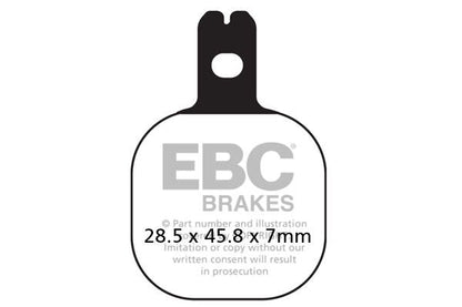 EBC BRAKE PAD FA SERIES ORGANIC FA184