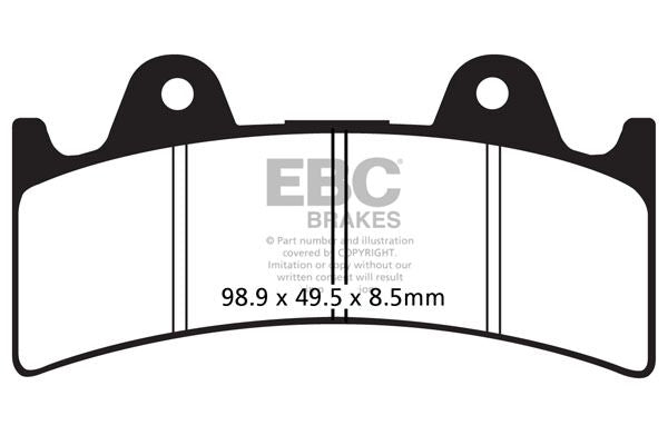 EBC BRAKE PAD FA SERIES ORGANIC FA243